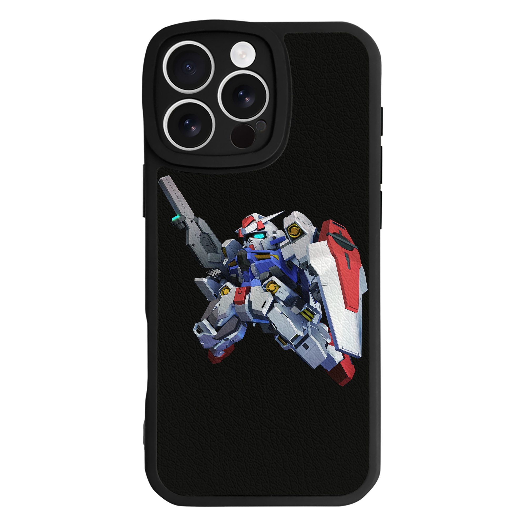 （画像用） 機動戦士ガンダム Mobile Suit Gundam 【iPhone 16シリーズ対応】シリコンスマホケース（レザー調） 材質：シリコン